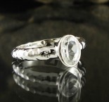White Topaz Ring