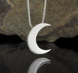 Crescent Moon Pendant Lge 