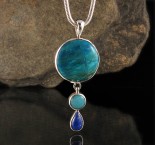 Peruvian Opalina & Amazonite & Lapis Lazuli Pdt Lge