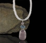 Rose Quartz & Aquamarine Necklace