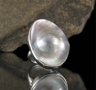 Blister Pearl Ring