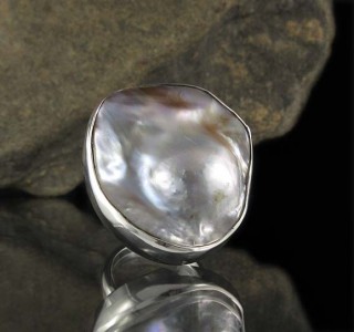 Blister Pearl Ring