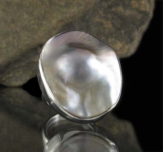 Blister Pearl Ring