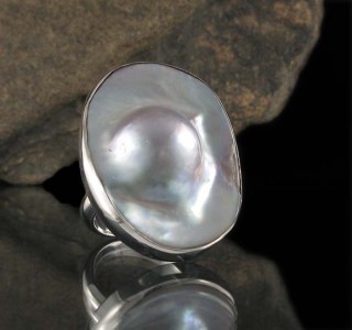 Blister Pearl Ring