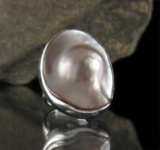 Blister Pearl Ring