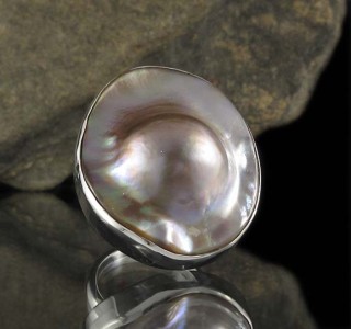 Blister Pearl Ring