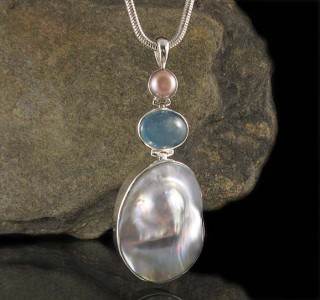 Pearl &  Aquamarine & Blister Pearl Pdt XL