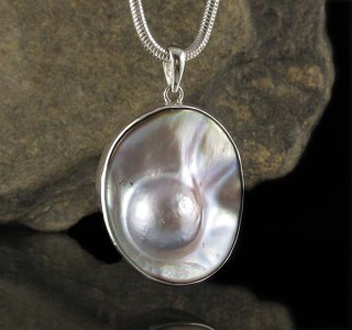 Blister Pearl Pendant Large