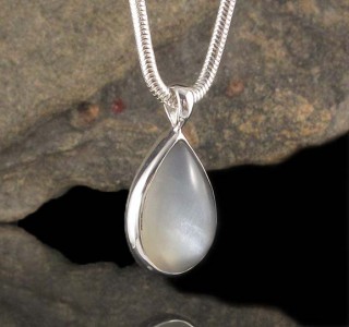 Grey Moonstone Pendant Sml