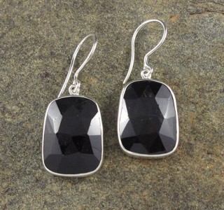 Black Tourmaline Earrings