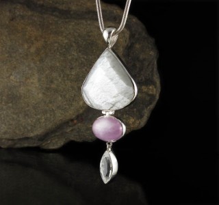Moonstone & Kunzite & White Topaz Pdt Lge