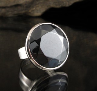 SALE Hematite Ring