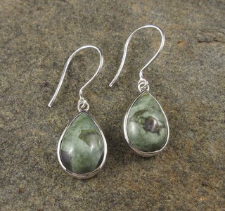 Rainforest Rhyolite Earrings