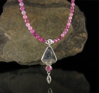 Clear Quartz & Sapphire & White Topaz & Ruby N/L