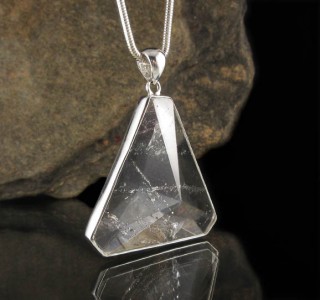 Clear Quartz Pendant XL