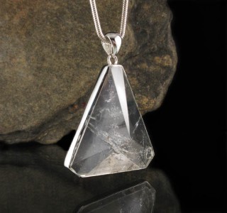 Clear Quartz Pendant XL