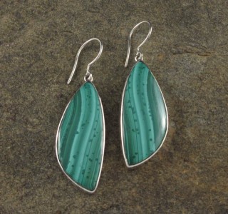Malachite Earrings