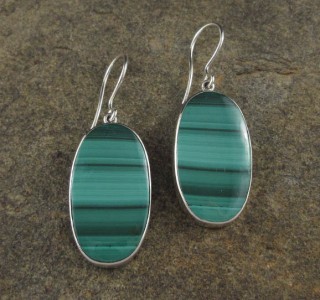 Malachite Earrings