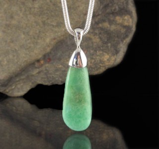 Chrysoprase Pendant Med