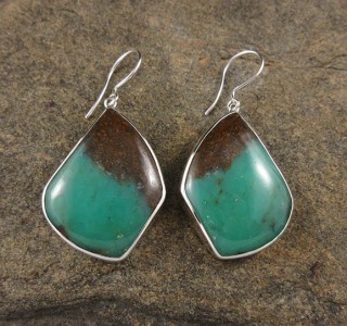 Chrysoprase Earrings XL