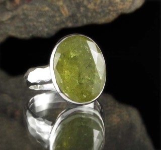 Grossular Garnet Ring 