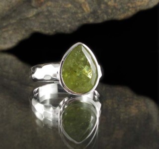 Grossular Garnet Ring 