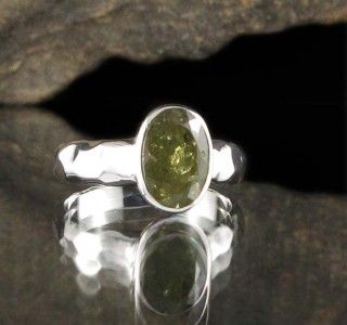 Grossular Garnet Ring 