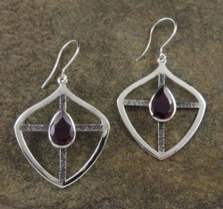 Garnet Earrings