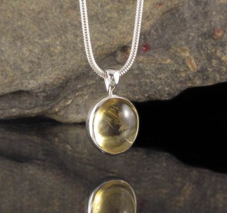 Citrine Pendant Sml