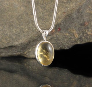 Citrine Pendant Sml