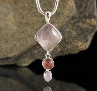 Rose Quartz & Strawberry Quartz Pdt Med