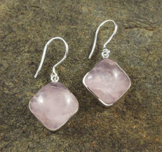 Rose Quartz Earrings