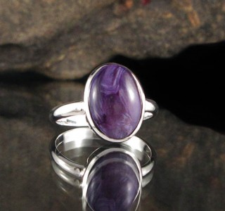 Charoite Ring