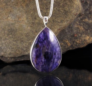 Charoite Pendant Lge