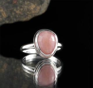 Pink Opal Ring