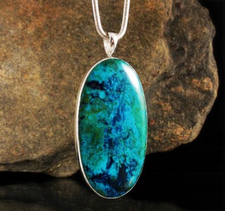 Shattuckite Pendant XL