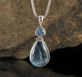 Blue Topaz Pendant Lge