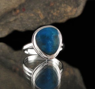 Peruvian Blue Opal Ring