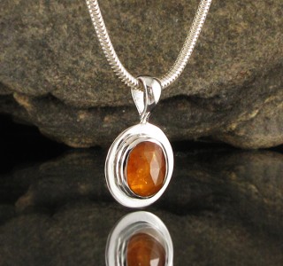 Orange Kyanite Pendant Sml