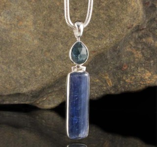 Ocean & Blue Kyanite Pendant Lge