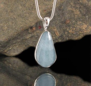 Aquamarine Pendant Med