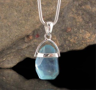 Aquamarine Pendant Med