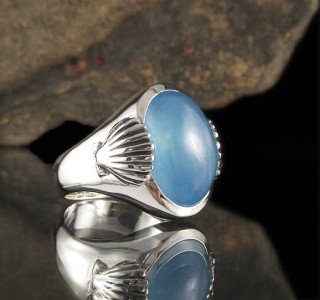 AAA' Aquamarine Mermaid Ring