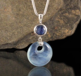 Kyanite & Aquamarine Pdt Lge