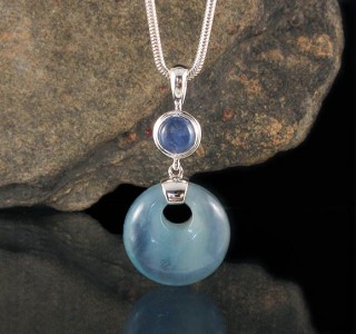 Kyanite & Aquamarine Pdt Lge