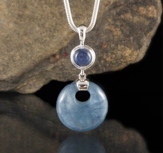 Kyanite & Aquamarine Pdt Lge