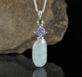 Kyanite & Tanzanite & Aquamarine Pdt Lge