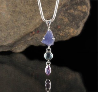 Tanzanite & Kyanite & Amethyst Pdt Sml