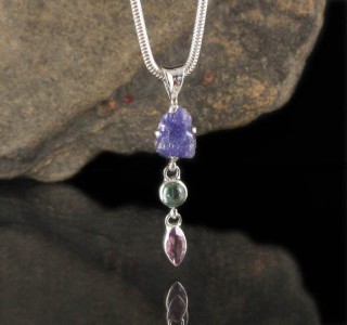 Tanzanite & Kyanite & Amethyst Pdt Sml