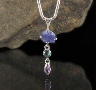 Tanzanite & Kyanite & Amethyst Pdt Sml